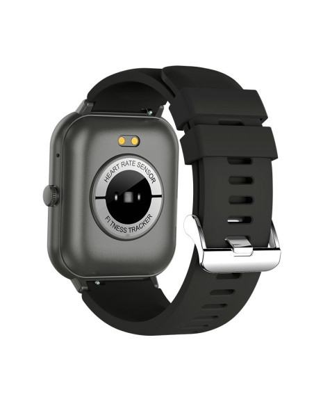 Smartwatch COOL Forest silicona negro (Llamadas, Salud, Deporte)