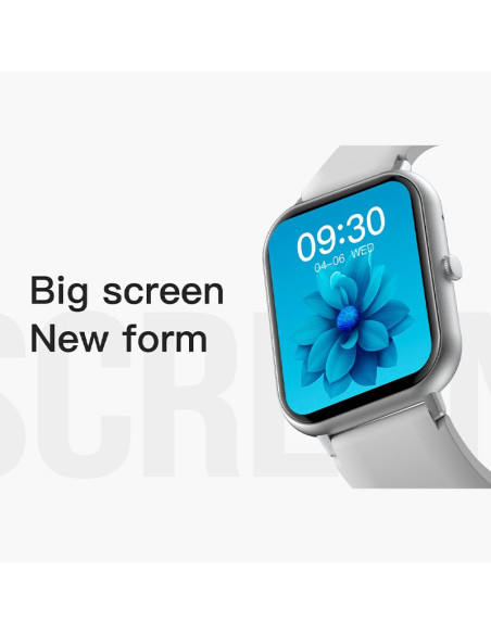 Smartwatch COOL Forest silicona negro (Llamadas, Salud, Deporte)