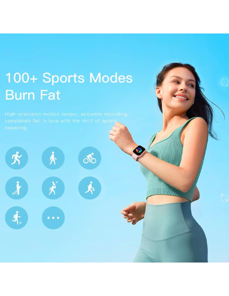 Smartwatch COOL Forest silicona gris (Llamadas, Salud, Deporte)