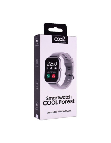 Smartwatch COOL Forest silicona gris...