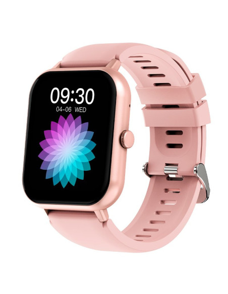 Smartwatch COOL Forest silicona rosa (Llamadas, Salud, Deporte)