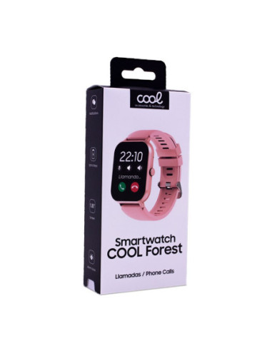 Smartwatch COOL Forest silicona rosa...