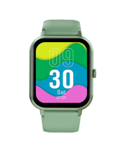 Smartwatch COOL Forest sSilicona verde (Llamadas, Salud, Deporte)