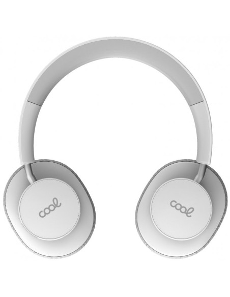 Auriculares cascos Bluetooth estéreo COOL Smarty blancos