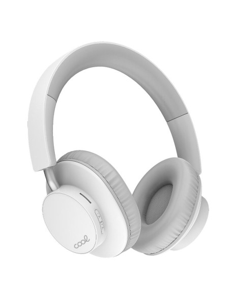 Auriculares cascos Bluetooth estéreo COOL Smarty blancos