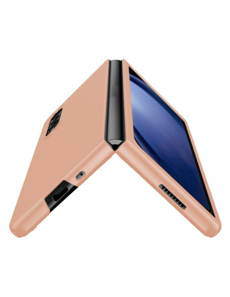 Carcasa TPU cama tela Samsung F946 Galaxy Z Fold 5 plegable rosa