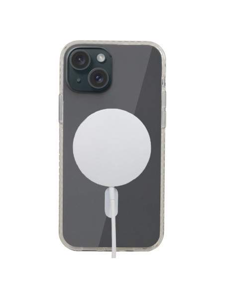 Carcasa TPU iPhone 15 magnética transparente