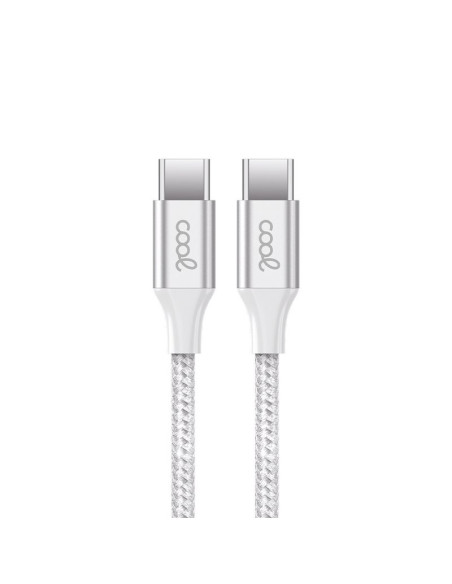Cable USB COOL Nylon universal tipo C a tipo C (1,2 metros)