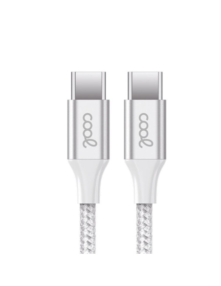 Cable USB COOL Nylon universal tipo C a tipo C (1,2 metros)