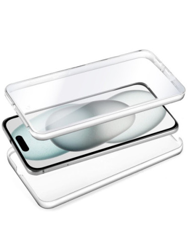 Carcasa TPU 3D iPhone 15 transparente...