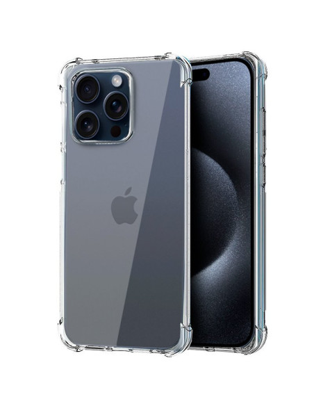 Carcasa TPU iPhone 15 Pro antigolpes transparente
