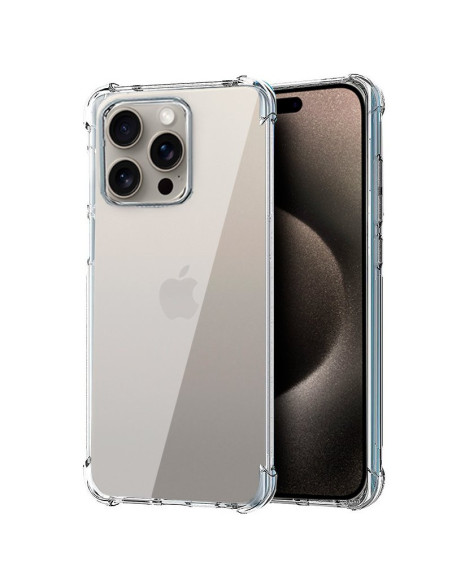 Carcasa TPU iPhone 15 Pro Max antigolpes transparente