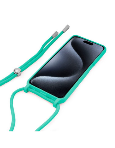Carcasa TPU verde menta iPhone 15 Pro...