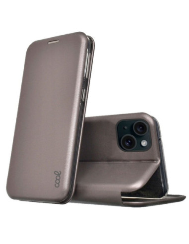 Funda libro soporte TPU iPhone 15...