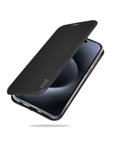 Funda libro soporte TPU iPhone 15 Pro...