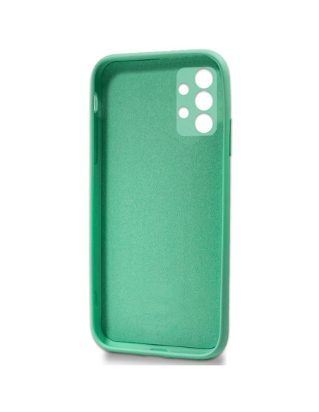 Carcasa TPU cama tela Samsung M135 Galaxy M13 / A23 5G verde menta