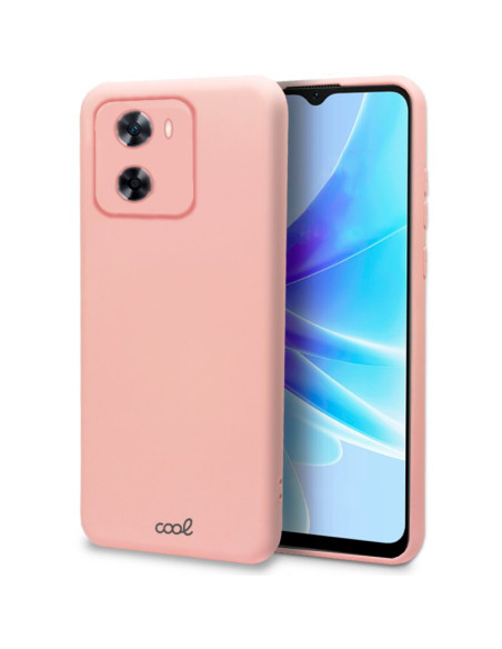 Carcasa TPU cama tela Oppo A57s / A77 5G / Realme Narzo 50 5G rosa