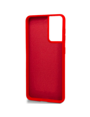 Carcasa TPU cama tela TCL 40 SE roja