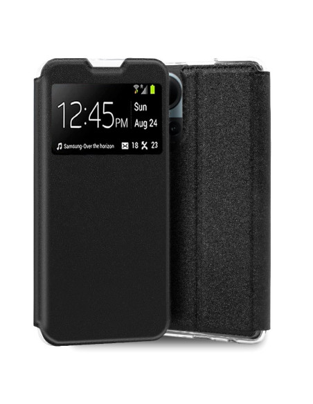 Funda libro soporte TPU Oppo Reno 10 5G / 10 Pro 5G negra