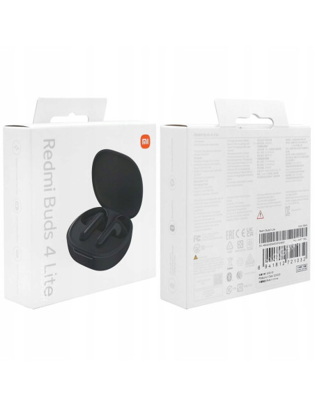 Auriculares bluetooth estéreo Xiaomi Redmi Buds 4 Lite negros (Black)