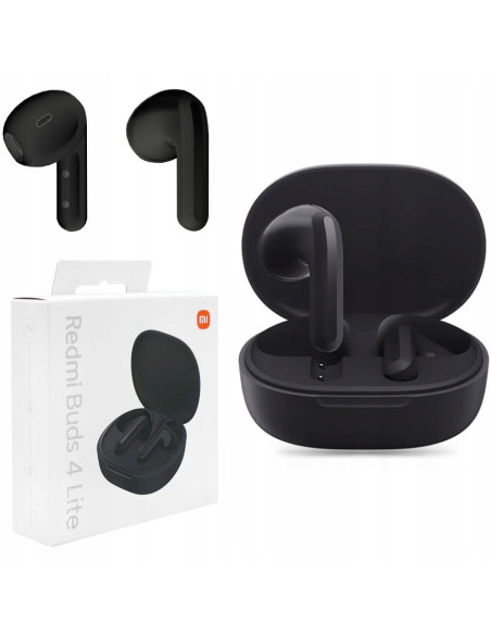 Auriculares bluetooth estéreo Xiaomi Redmi Buds 4 Lite negros (Black)
