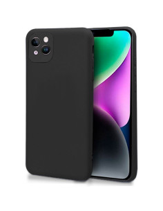 Carcasa TPU cama tela iPhone 14 negra