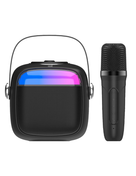 Altavoz universal Bluetooth 6W COOL Mini Karaoke + micrófono negro