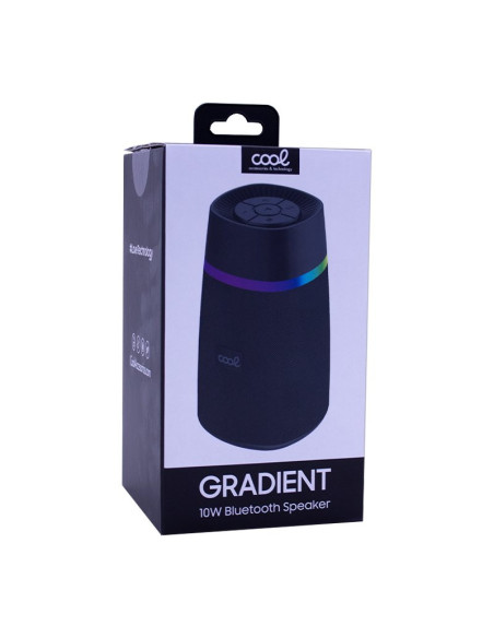 Altavoz universal Bluetooth 10W COOL Gradient TWS negro