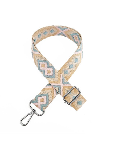 Correa colgante universal con tarjeta para smartphone cenefas beige