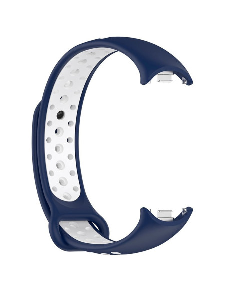 Correa deportiva Xiaomi Smart Band 8 azul marino y blanco