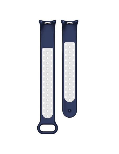 Correa deportiva Xiaomi Smart Band 8 azul marino y blanco