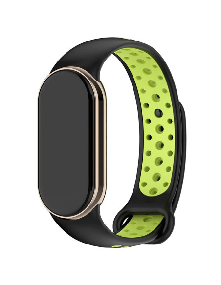 Correa deportiva Xiaomi Smart Band 8 negra y verde
