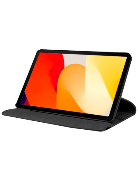 Funda polipiel soporte giratorio Xiaomi Redmi Pad SE negra