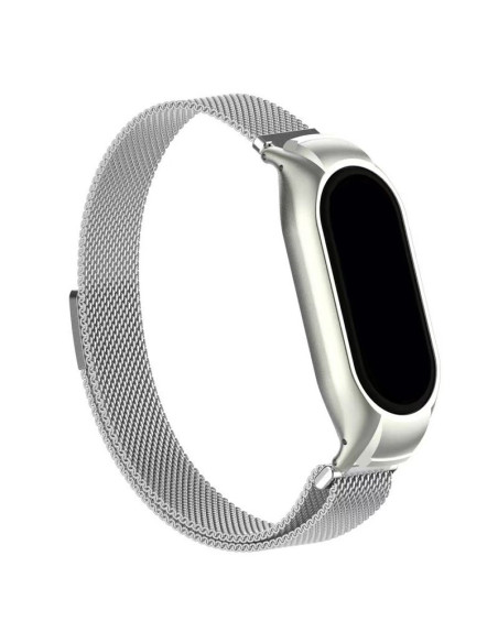 Correa Xiaomi Smart Band 8 metálica plata