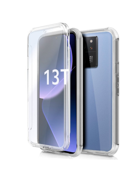 Funda gel TPU 3D Xiaomi 13T / 13T Pro transparente (Frontal + trasera)