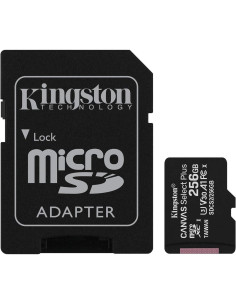 Tarjeta memoria microSD con adaptador 256 GB Kingston (Clase 10) 2
