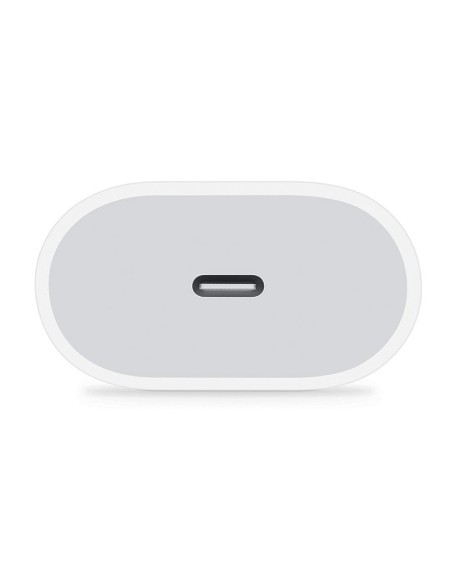 Cargador de red compatible Apple (Sólo enchufe adaptador) toma tipo C 20 W blanco