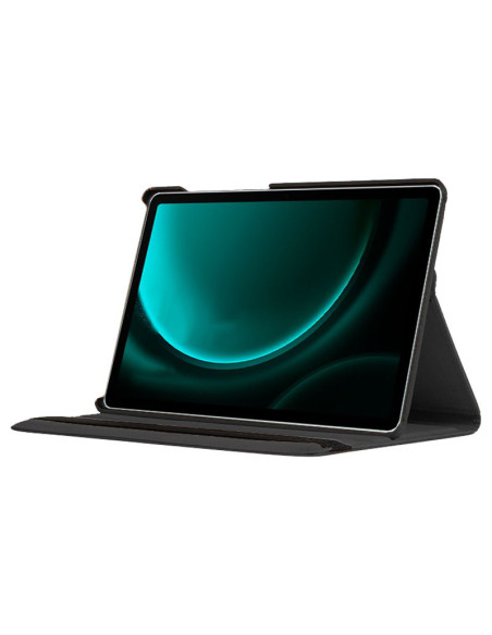 Funda soporte Samsung Galaxy Tab S9 FE polipiel negra