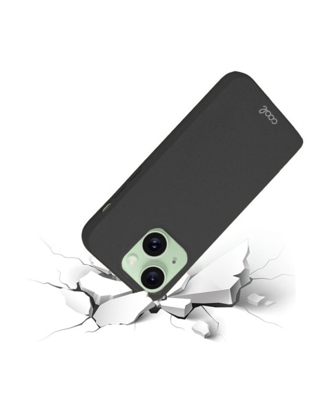 Carcasa biodegradable iPhone 15 Plus PBAT ecológico negra