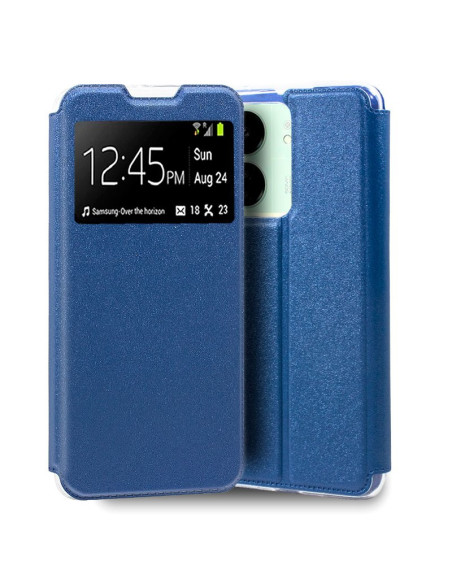 Funda libro soporte TPU Xiaomi Redmi 13C / Poco C65 azul