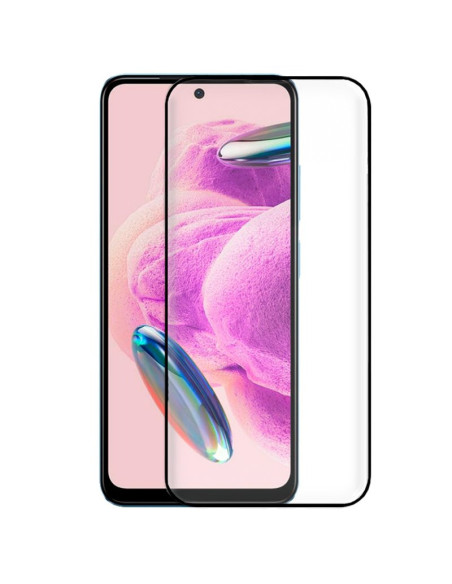 Protector pantalla vidrio templado Xiaomi Redmi Note 12S negro (Pegado total 3D)