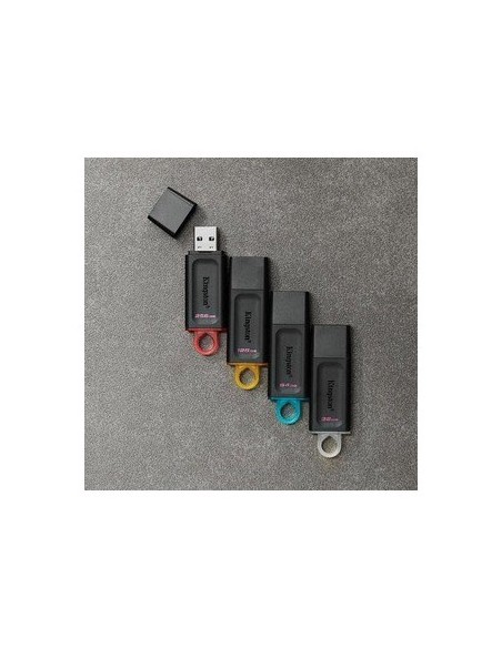 Pendrive 256GB USB 3.2 DataTraveler Exodia llavero negro y rosa