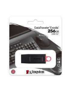 Pendrive 256 GB USB 3.2 DataTraveler Exodia llavero negro y rosa 2