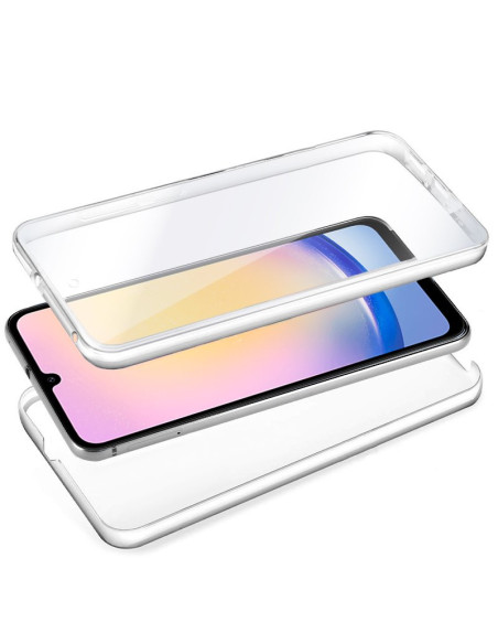 Funda gel TPU 3D Samsung A256 Galaxy A25 5G transparente (Frontal + trasera)