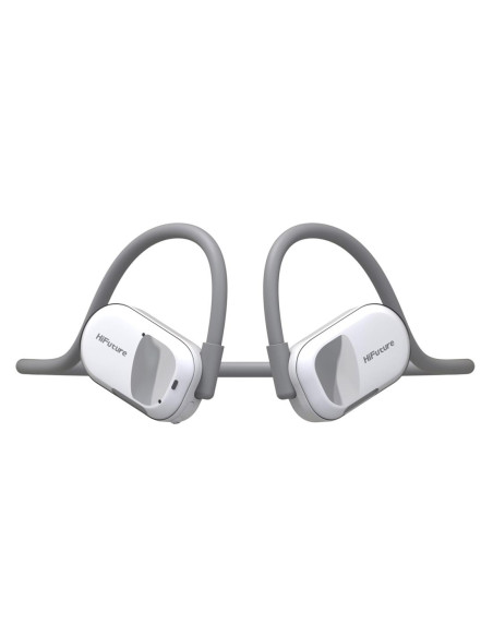Auriculares deportivos bluetooth estéreo HiFuture Mate 4 gris y blancos