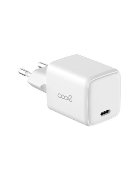 Cargador red universal ultra rápido (PD) toma tipo C COOL (35W) blanco