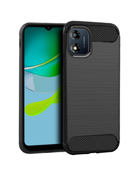 Carcasa TPU Motorola Moto E13 carbón negra