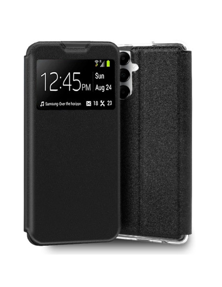 Funda libro soporte TPU Samsung A057 Galaxy A05s negra