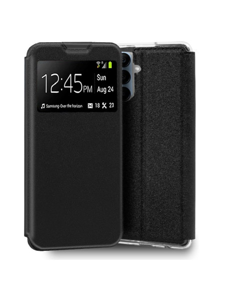 Funda libro soporte TPU Samsung A256 Galaxy A25 5G negra
