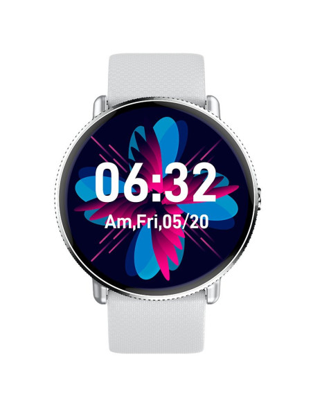 Smartwatch COOL Forever pantalla AMOLED silicona gris (Llamadas, salud, deporte)